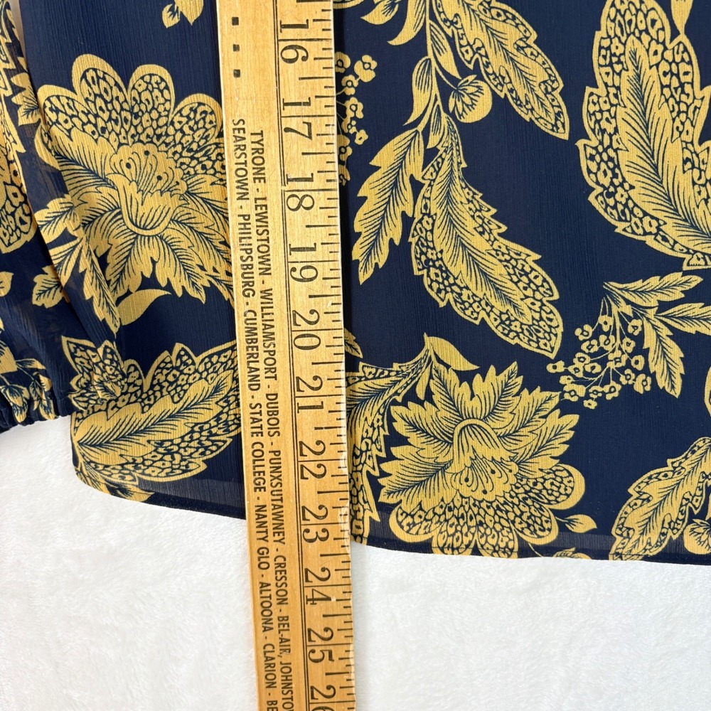 J.Crew Blouse Bundle Women Sz‎ Small | 6 Long Sleeve Tops Black Navy Floral - Picture 12 of 16